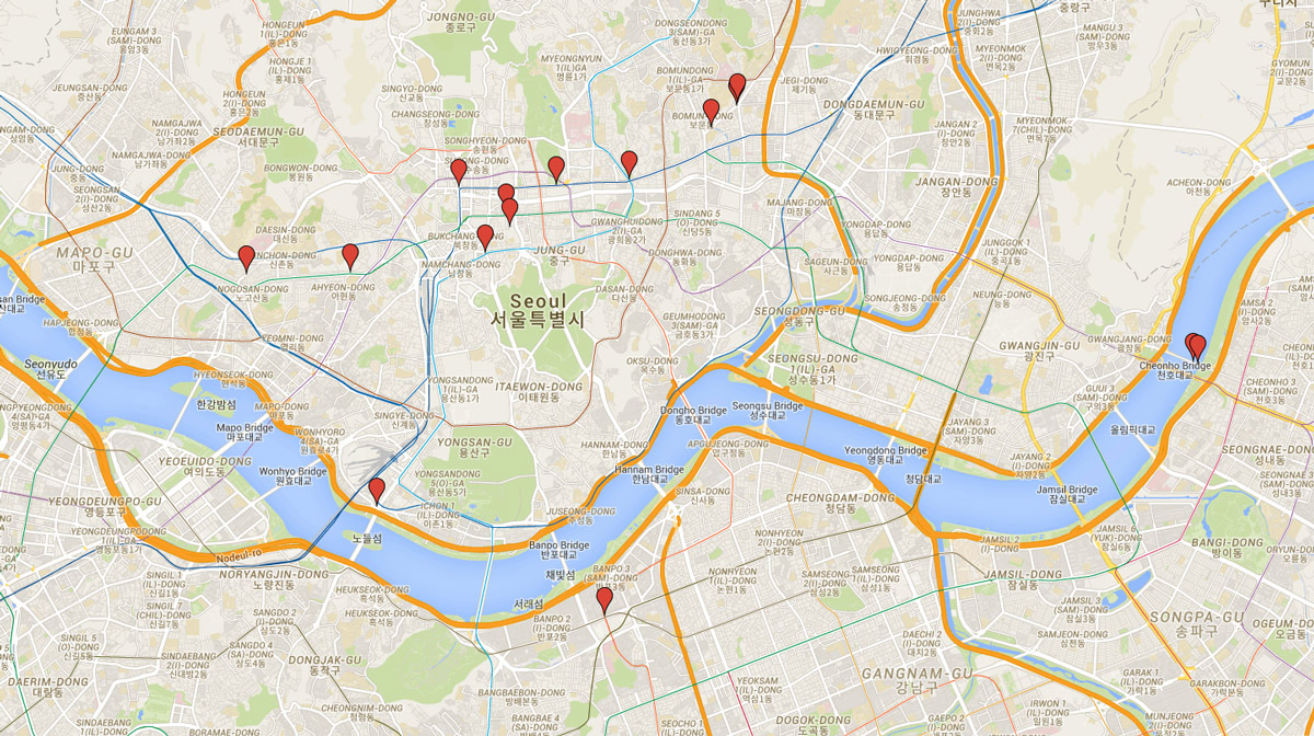 'Before and After' - Public space transformations in Korea